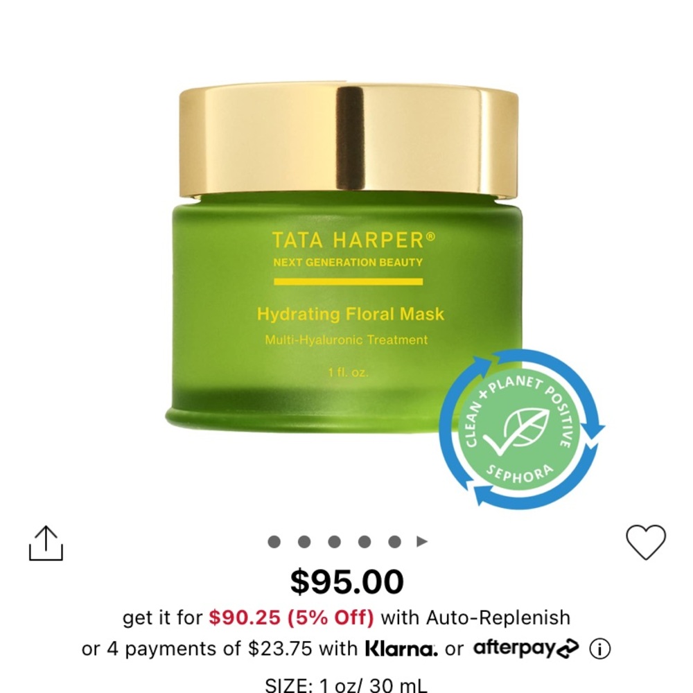 Tata Harper Hydrating Floral Mask